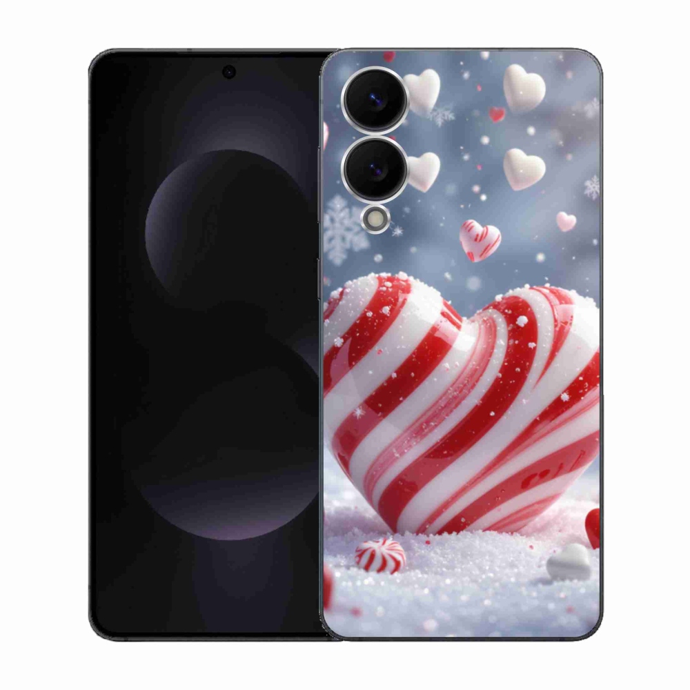 Gél borítás mmCase Samsung Galaxy S25 Edge készülékhez - édes szív