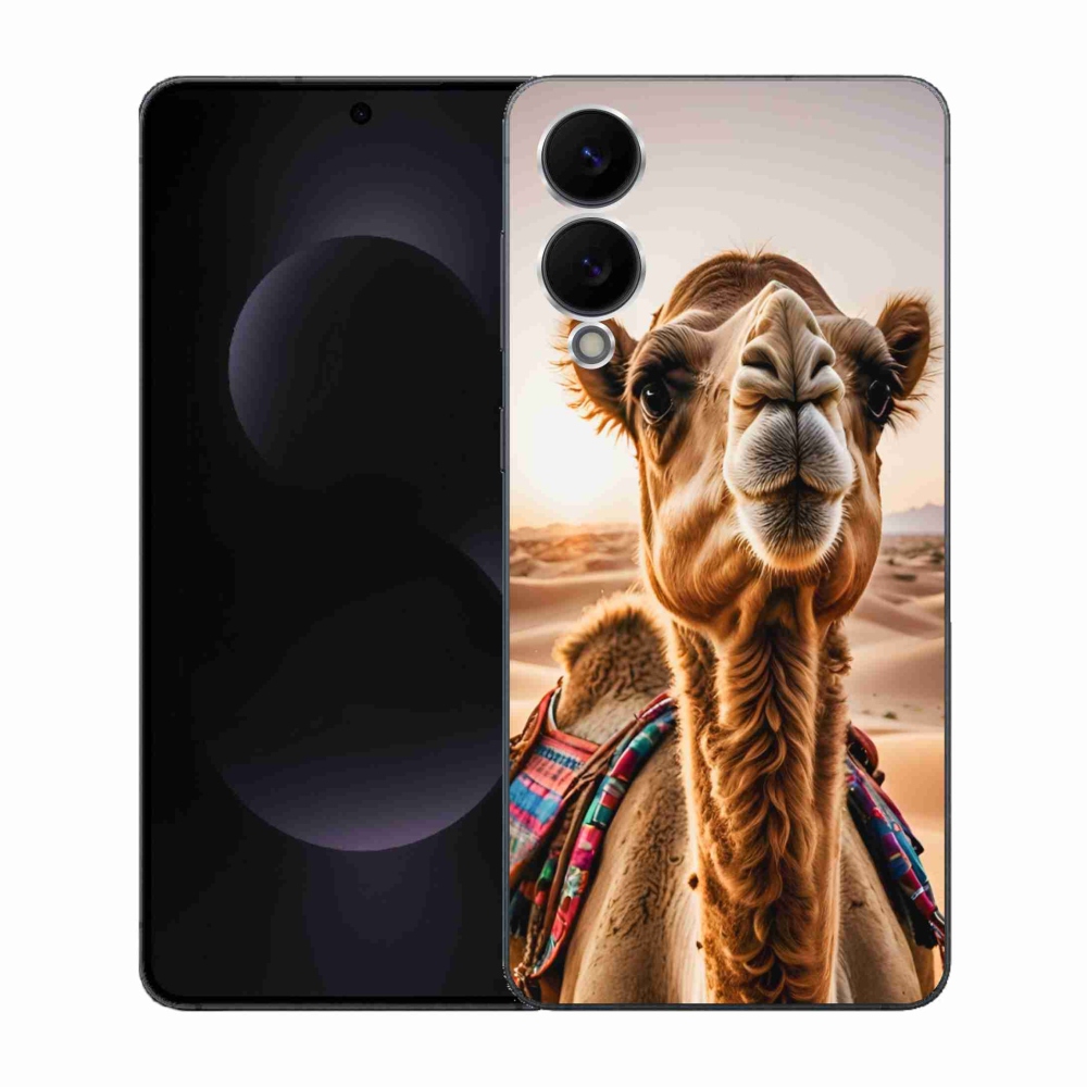 Gél védőhuzat mmCase Samsung Galaxy S25 Edge készülékhez - teve színű