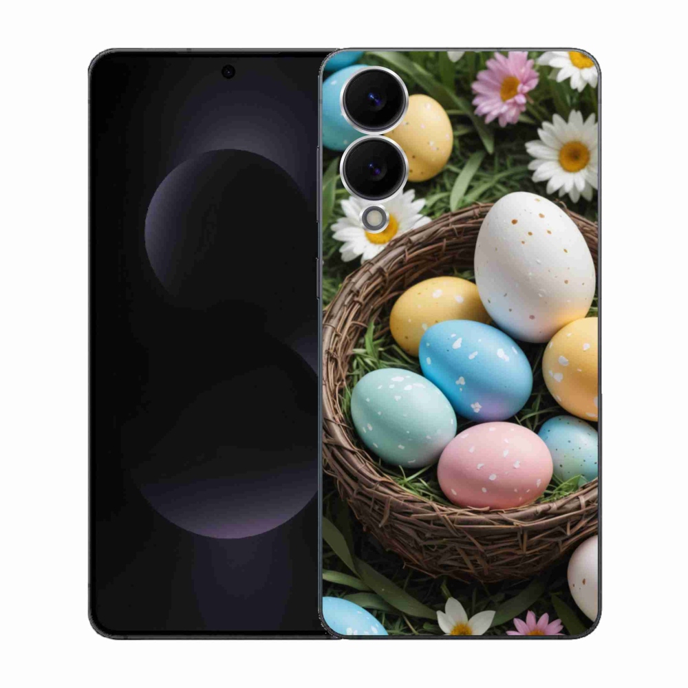 Gél borítás mmCase Samsung Galaxy S25 Edge készülékhez - Húsvéti tojás 2