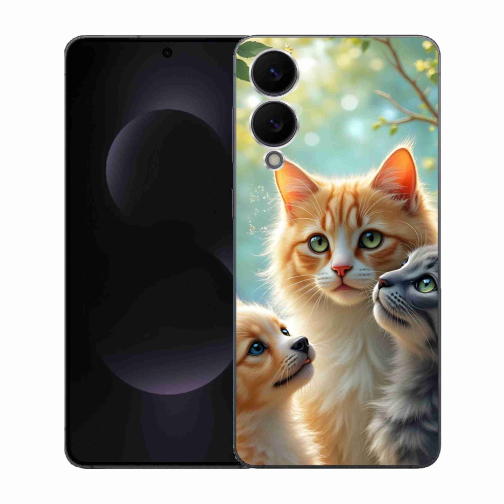 Gél borítás mmCase Samsung Galaxy S25 Edge - állati barátság 2