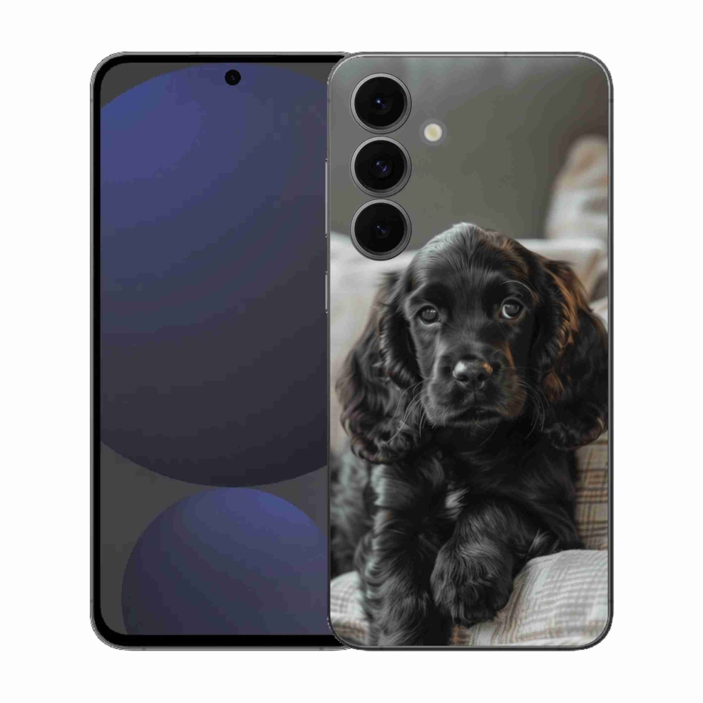 Zselés borítás mmCase Samsung Galaxy S25 FE - Angol Cocker Spanielhez