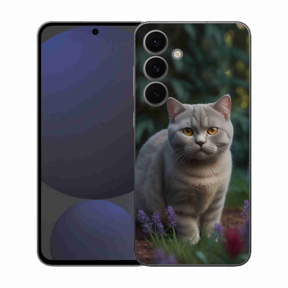 Zselés borítás mmCase Samsung Galaxy S25 FE - brit macska