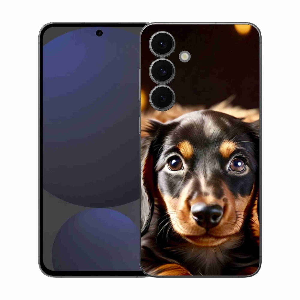 Gél védőhuzat mmCase Samsung Galaxy S25 FE - tacskóhoz