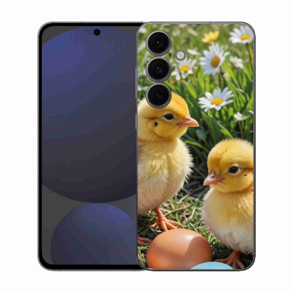 Zselés borítás mmCase Samsung Galaxy S25 FE - csirkékhez