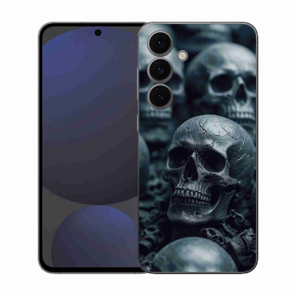 Zselés borítás mmCase Samsung Galaxy S25 FE - koponya 2