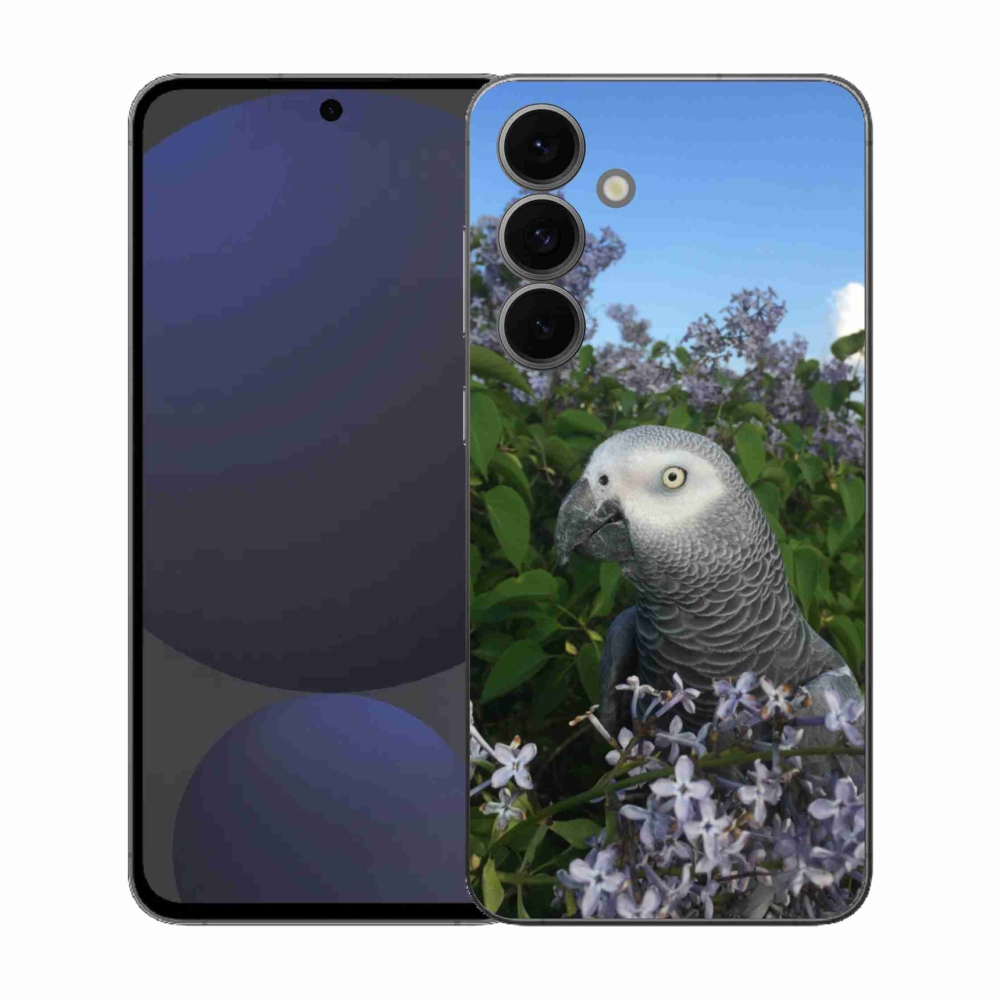 Gél borítás mmCase Samsung Galaxy S25 FE készülékhez - papagáj jacco