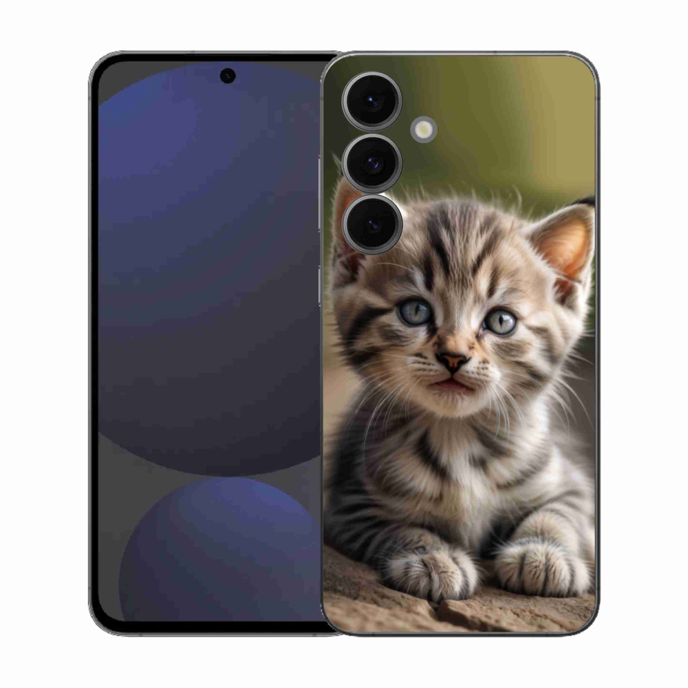 Gél borító mmCase Samsung Galaxy S25 FE - aranyos cica 9