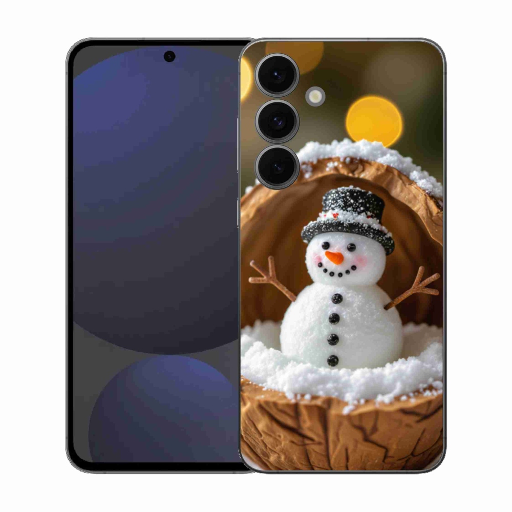 Gél védőhuzat mmCase Samsung Galaxy S25 FE - hóember 4