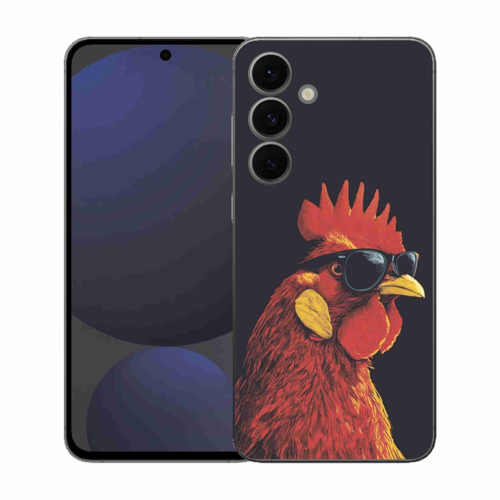 Gél borítás mmCase Samsung Galaxy S25 FE készülékhez - stílusos kakas