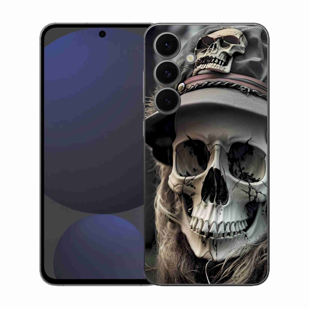 Zselés borítás mmCase Samsung Galaxy S25 FE - sötét koponya