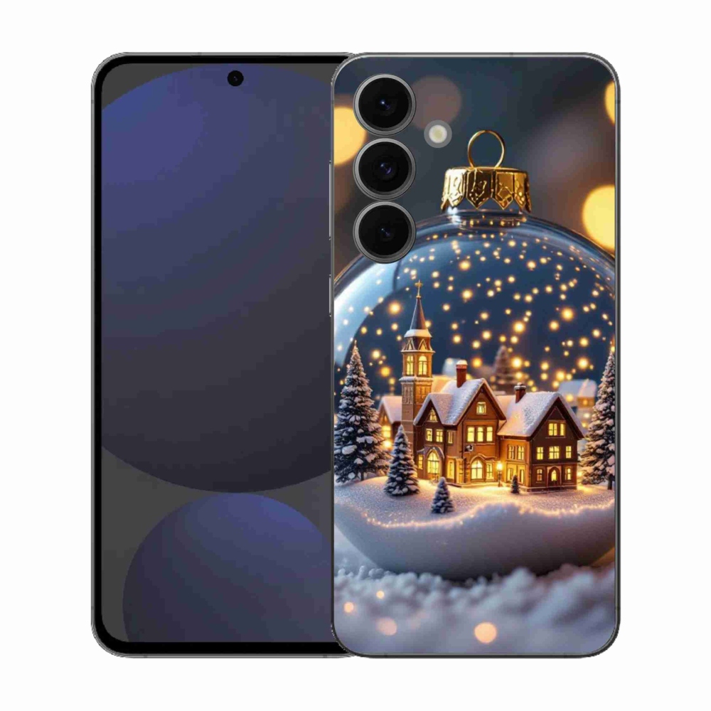 Gél borítás mmCase Samsung Galaxy S25 FE - Karácsonyi gömbök 4