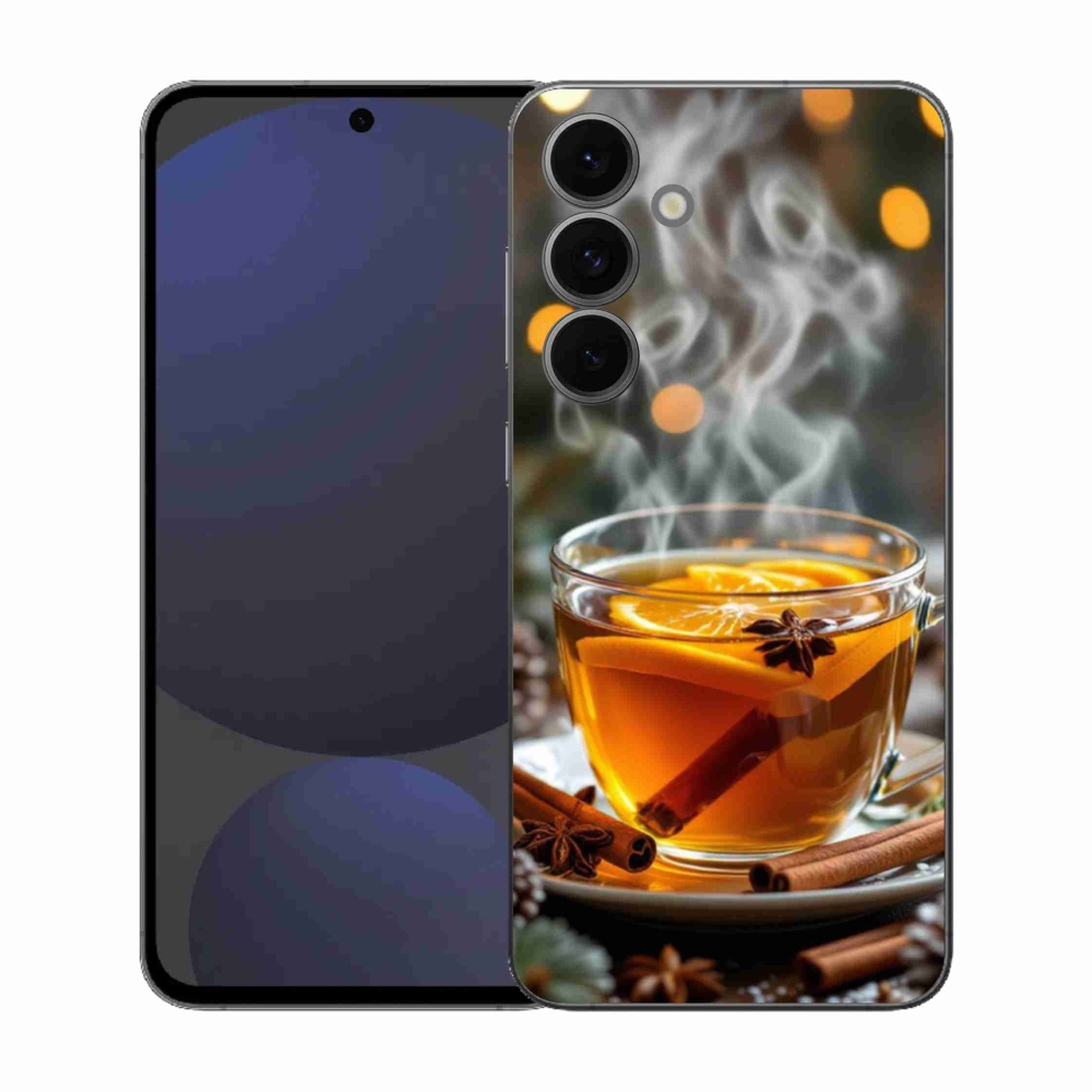 Gél borítás mmCase Samsung Galaxy S25 FE - karácsonyi lyukasztás