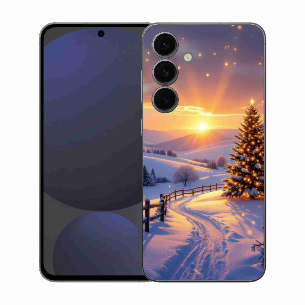 Gél borítás mmCase Samsung Galaxy S25 FE - téli tájkép