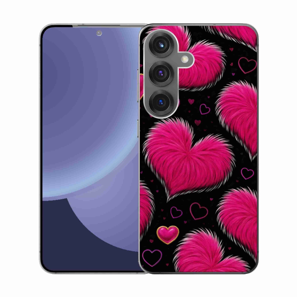 Gél borítás mmCase Samsung Galaxy S25 készülékhez - puha szívecske