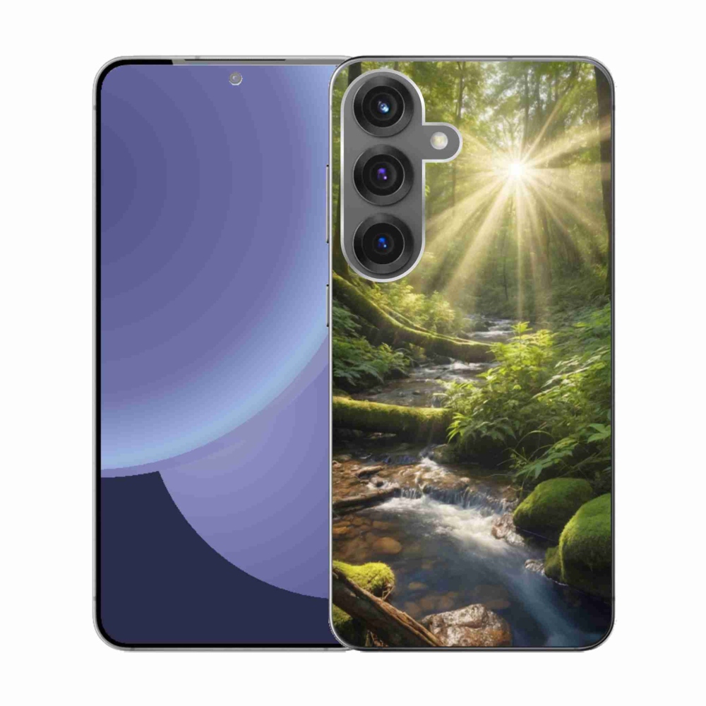 Gél borítás mmCase Samsung Galaxy S25 készülékhez - erdő mélysége