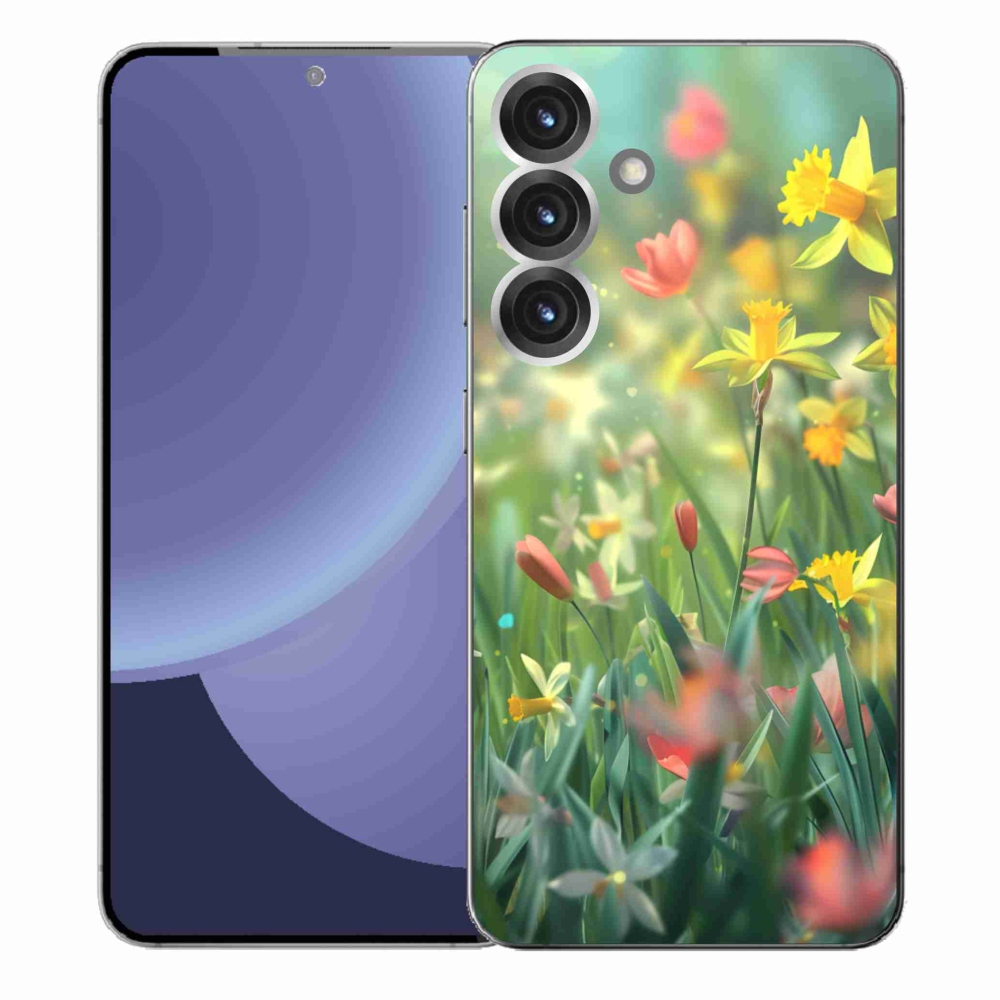 Gél borítás mmCase Samsung Galaxy S25+ - tavaszi virágok