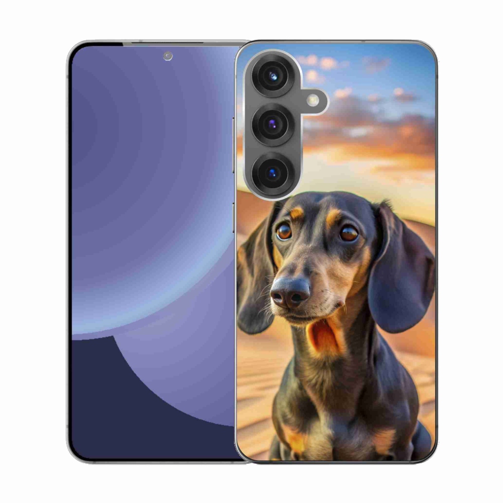 Zselés borítás mmCase Samsung Galaxy S25 készülékhez - tacskó 3