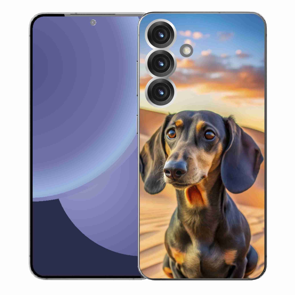 Zselés borítás mmCase Samsung Galaxy S25+ készülékhez - tacskó 3