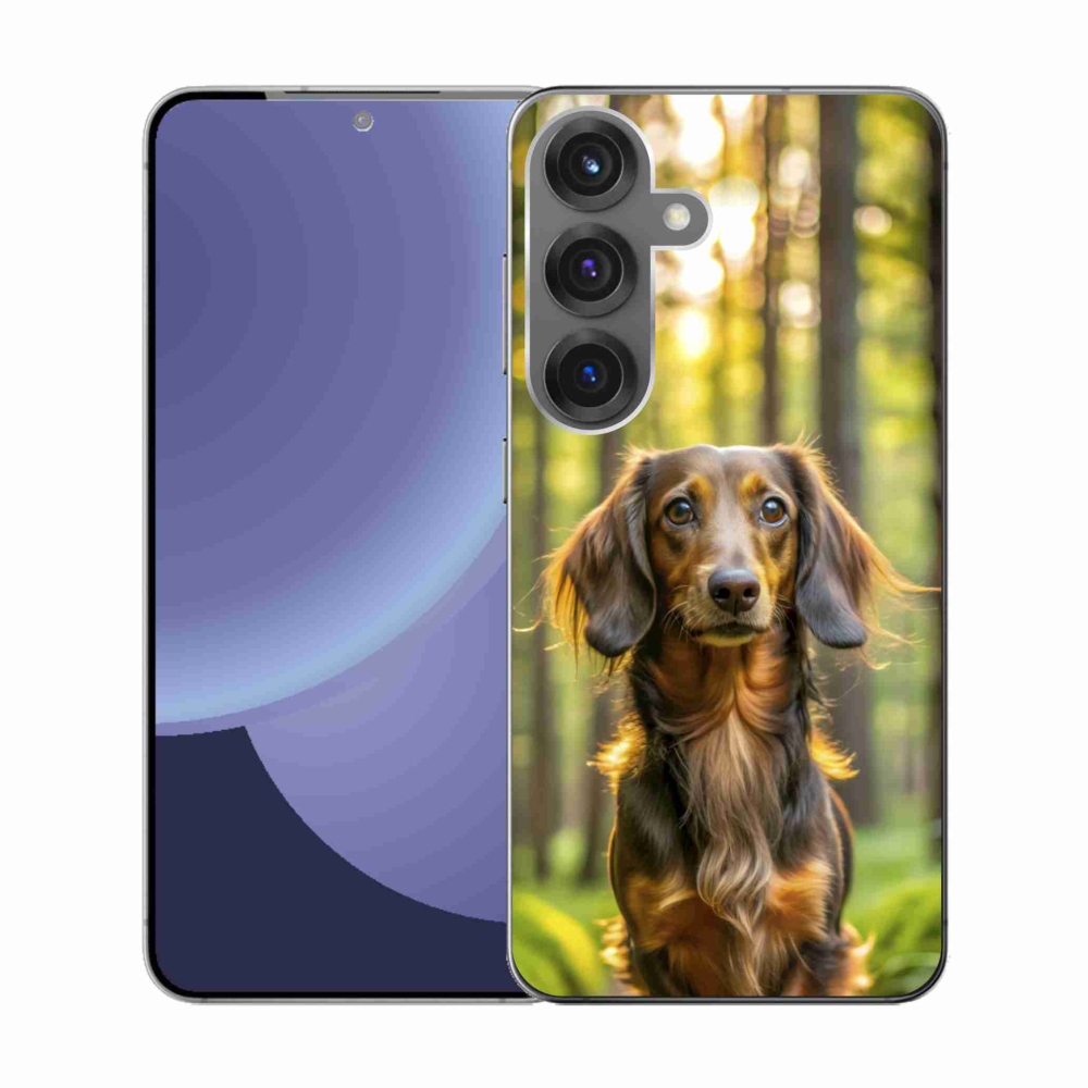 Zselés borítás mmCase Samsung Galaxy S25 készülékhez - tacskó 4