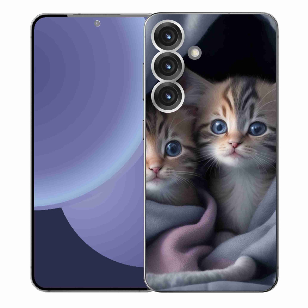 Gél védőburkolat mmCase Samsung Galaxy S25+ - cat duo 2 -hoz