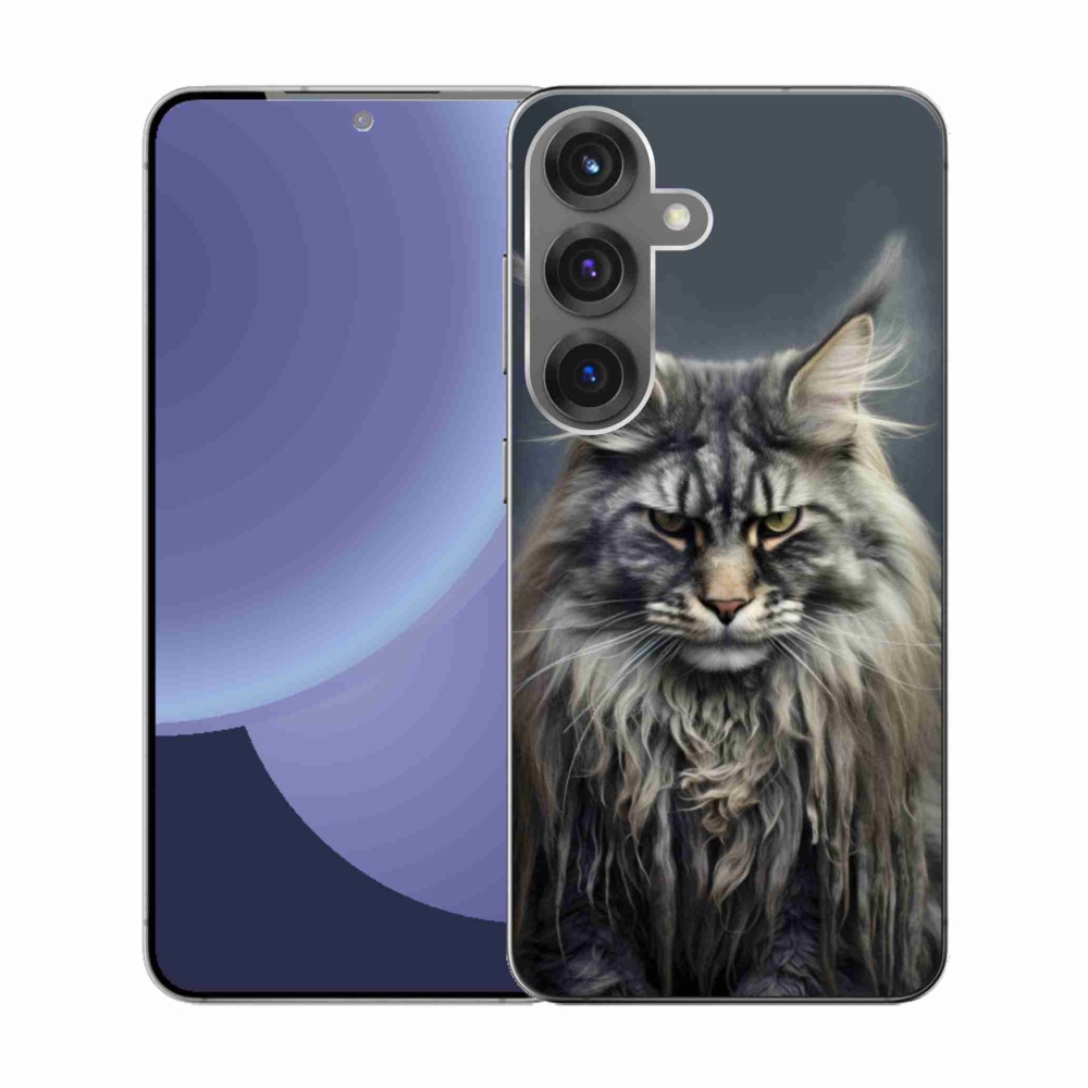 Gél borítás mmCase Samsung Galaxy S25 készülékhez - macskaszem nézet 4