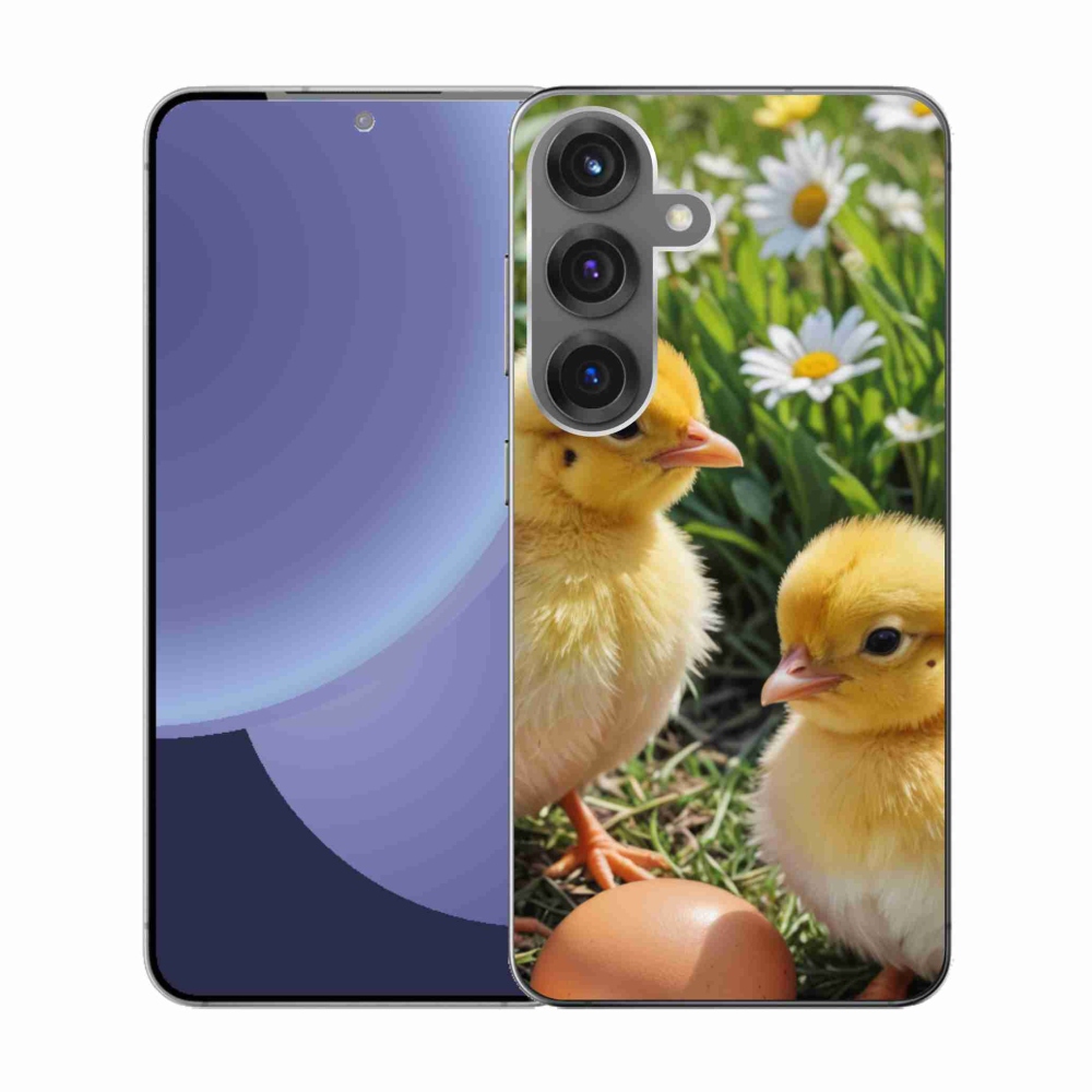 Gél védőhuzat mmCase Samsung Galaxy S25 - csirkékhez