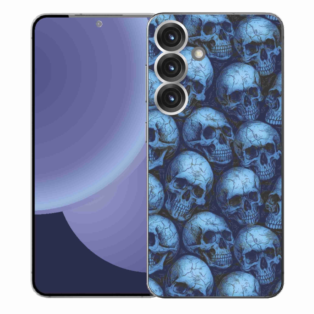 Zselés borítás mmCase Samsung Galaxy S25+ - koponyákhoz