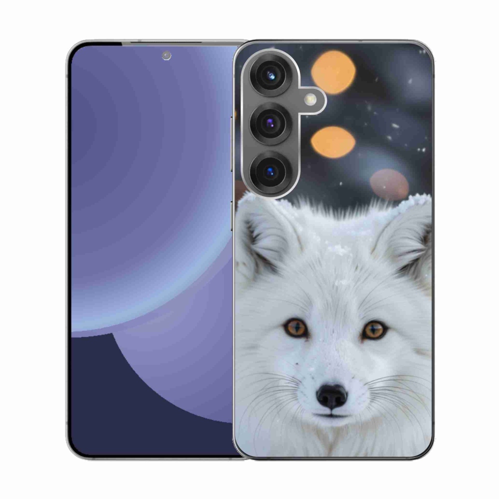 Gél védőhuzat mmCase Samsung Galaxy S25 készülékhez - polár róka