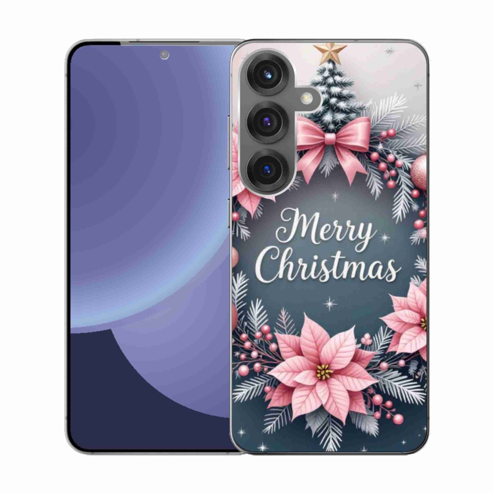 Gél borítás mmCase Samsung Galaxy S25 készülékhez - boldog karácsonyt!