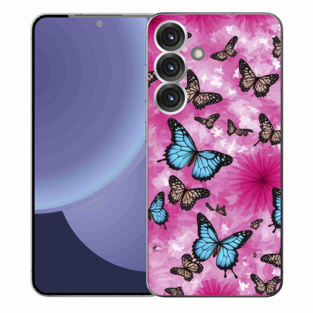 Gél borítás mmCase Samsung Galaxy S25+ készülékhez - pillangó kert