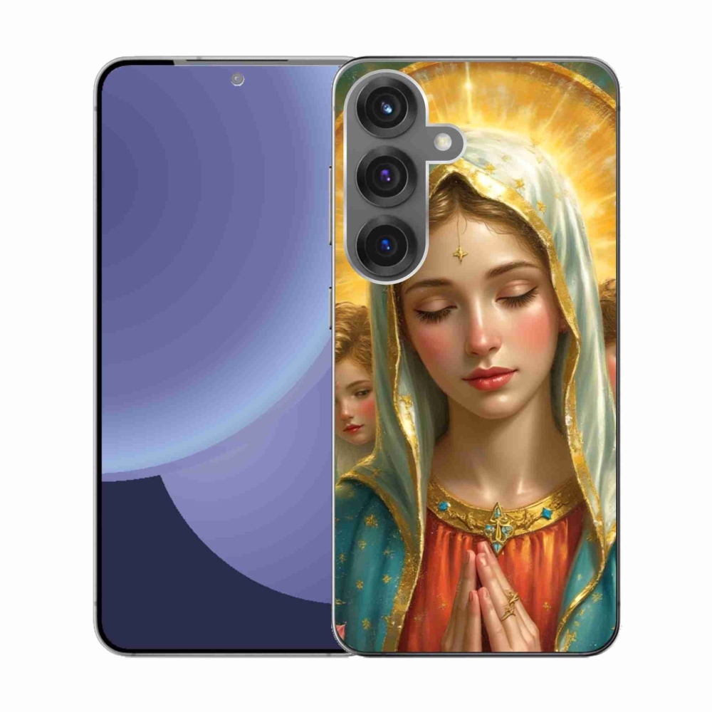 Gél borító mmCase Samsung Galaxy S25 - vallási motívum 3