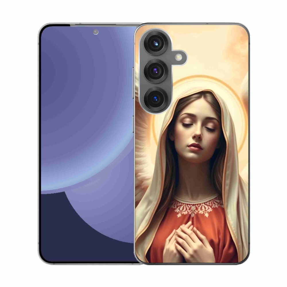 Zselés borítás mmCase Samsung Galaxy S25 készülékhez - vallási motívum