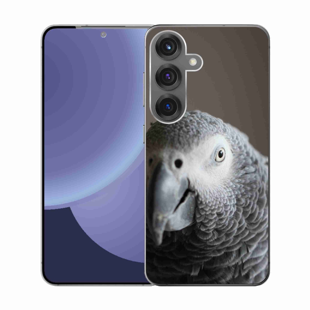 Zselés borítás mmCase Samsung Galaxy S25 készülékhez - papagáj jacko 2