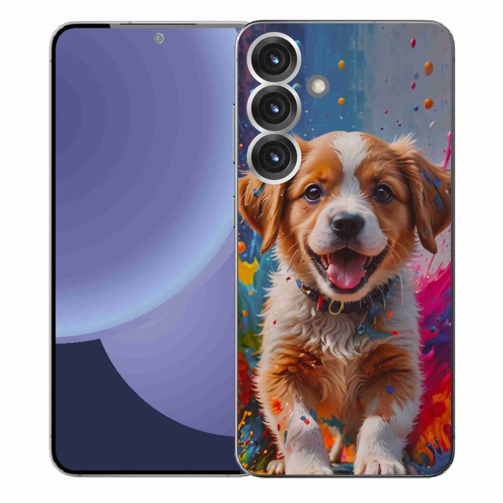 Gél borítás mmCase Samsung Galaxy S25+ - aranyos kiskutya 3