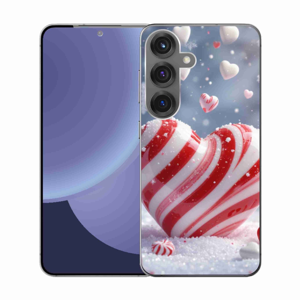 Gél borítás mmCase Samsung Galaxy S25 készülékhez - édes szív