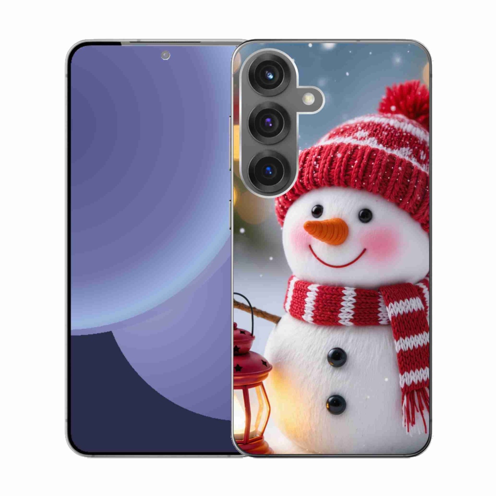 Gél borítás mmCase Samsung Galaxy S25 készülékhez - hóember 2