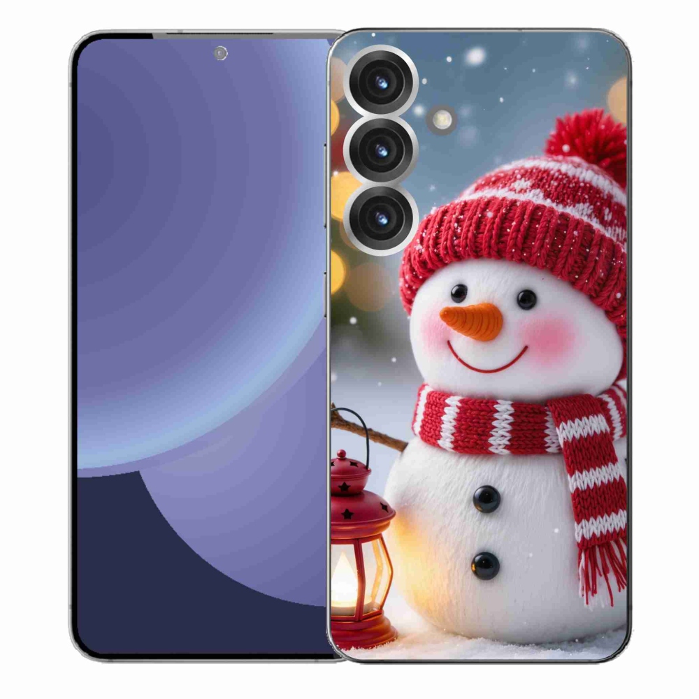 Gél védőhuzat mmCase Samsung Galaxy S25+ - hóember 2