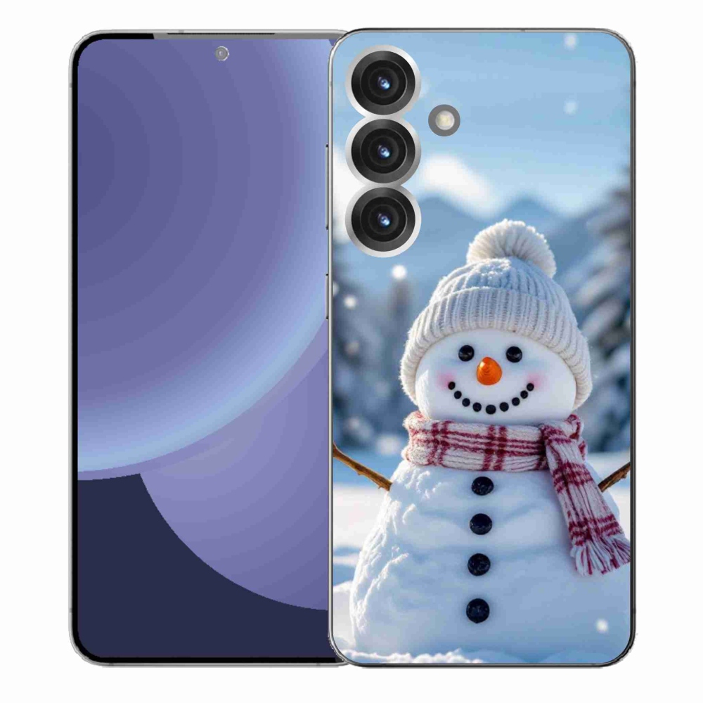 Gél védőhuzat mmCase Samsung Galaxy S25+ - hóember 3