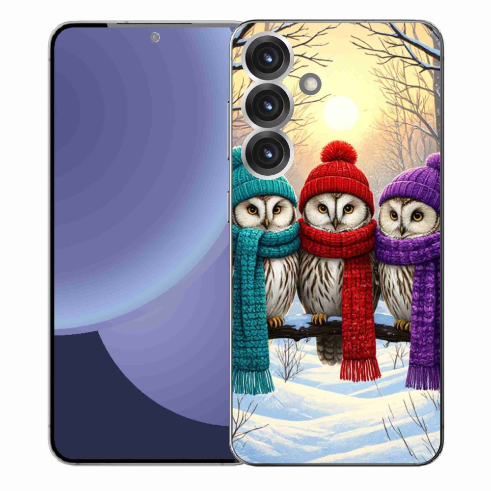 Gél borítás mmCase Samsung Galaxy S25+ készülékhez - bagoly barátok