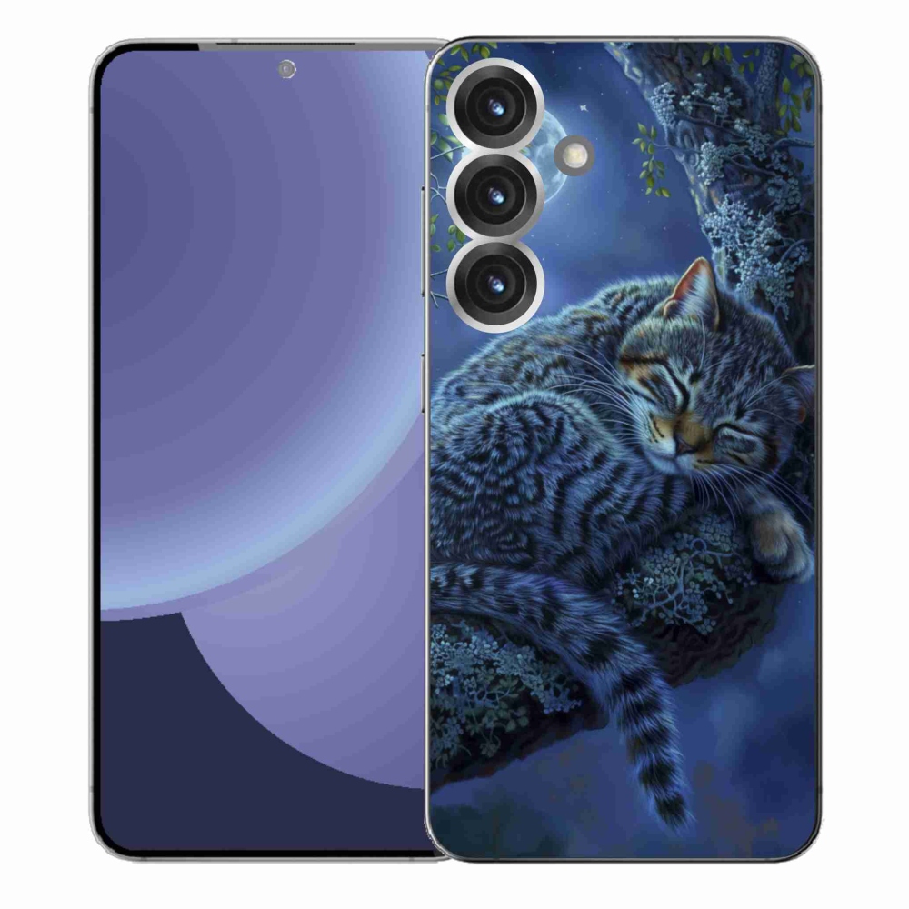 Gél borítás mmCase Samsung Galaxy S25+ - alvó macska - Samsung Galaxy S25+ - alvó macska