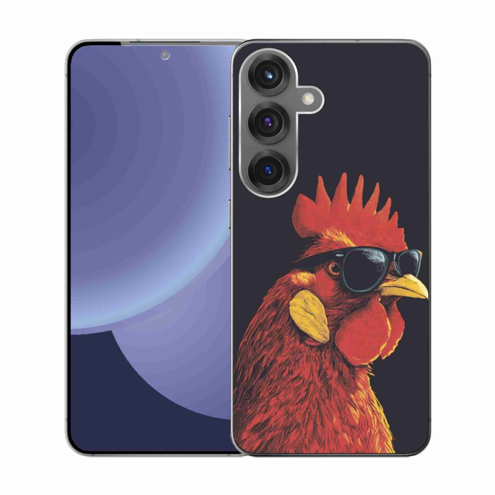 Gél védőhuzat mmCase Samsung Galaxy S25 készülékhez - stílusos kakas