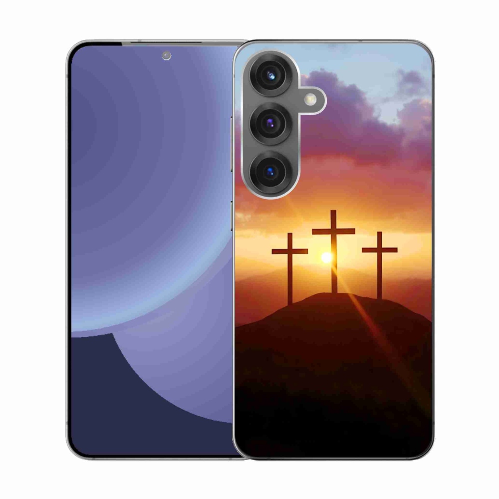 Gél borítás mmCase Samsung Galaxy S25 készülékhez - három kereszt