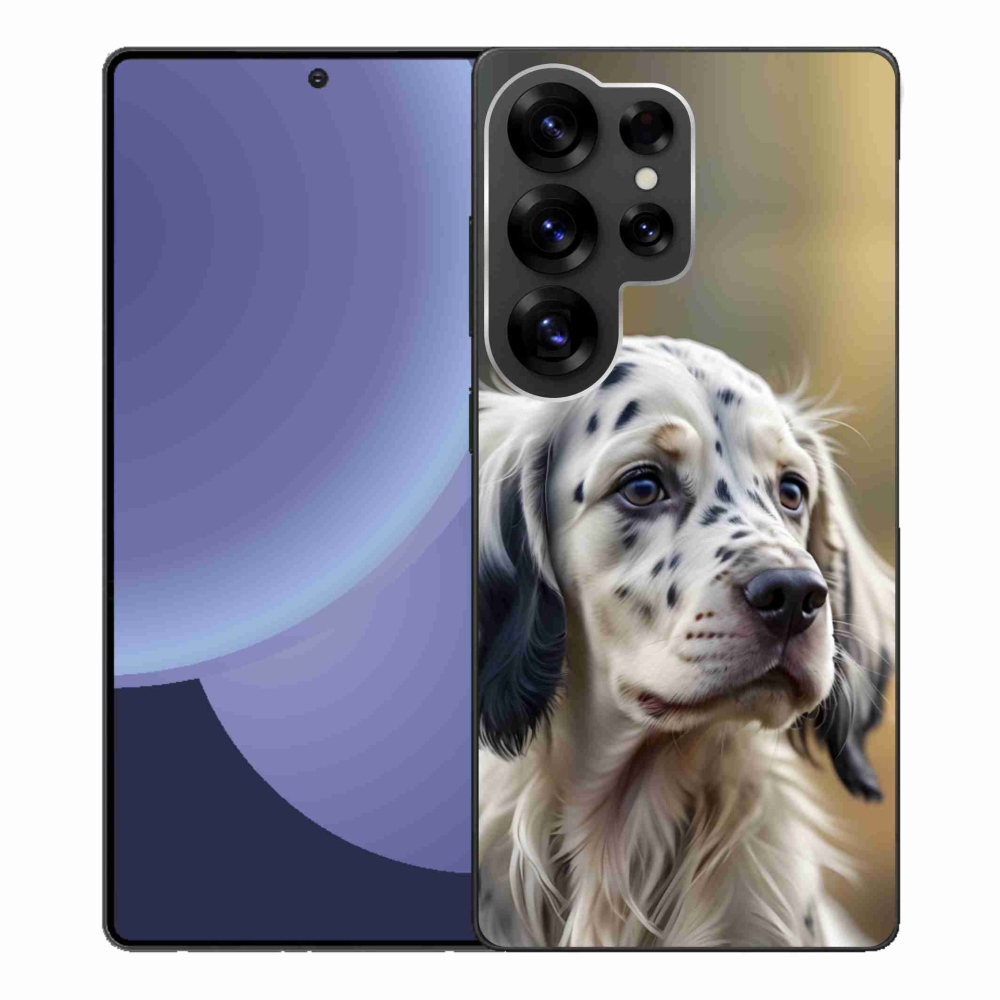 Zselés borítás mmCase Samsung Galaxy S25 Ultra készülékhez - English Setter