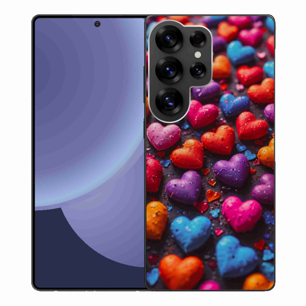 Zselés borítás mmCase Samsung Galaxy S25 Ultra - színes szív