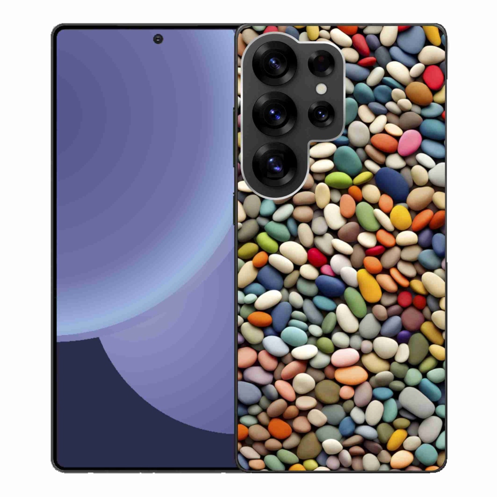 Zselés borítás mmCase Samsung Galaxy S25 Ultra - színes strasszkövek 2