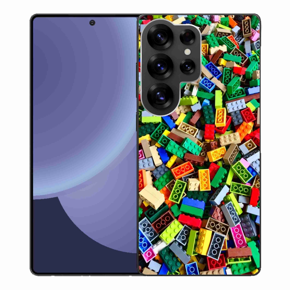 Gél borítás mmCase Samsung Galaxy S25 Ultra - színes építőelemek