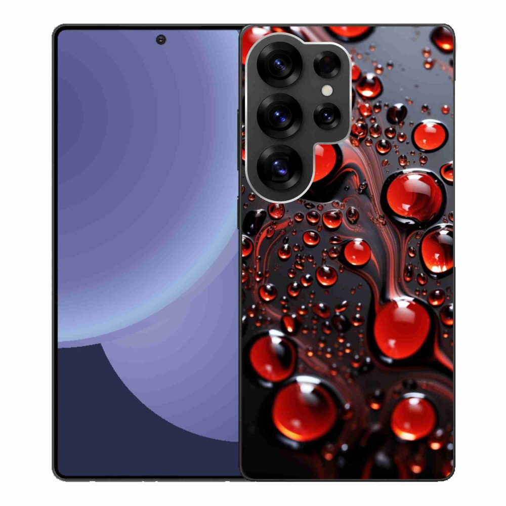 Gél védőhuzat mmCase Samsung Galaxy S25 Ultra - piros csepp 2