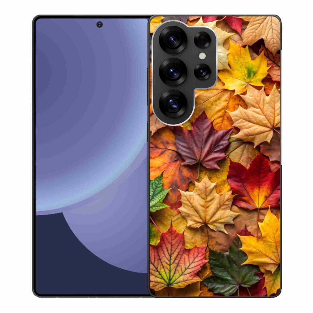 Gél borítás mmCase Samsung Galaxy S25 Ultra - juharlevelek 2