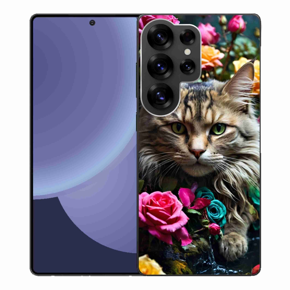 Zselés borítás mmCase Samsung Galaxy S25 Ultra - macskaszem nézet 2