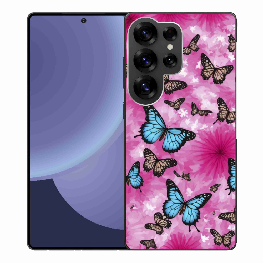 Gél borítás mmCase Samsung Galaxy S25 Ultra készülékhez - pillangókert